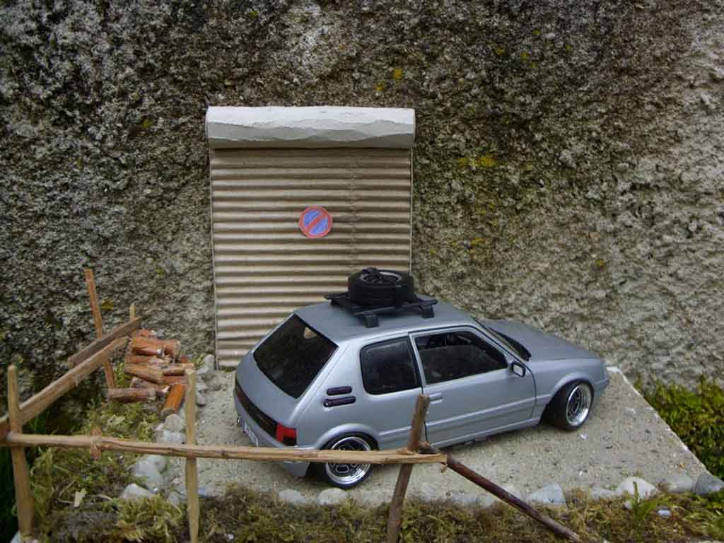 Peugeot 205 GTI grey german look 1/18 Solido