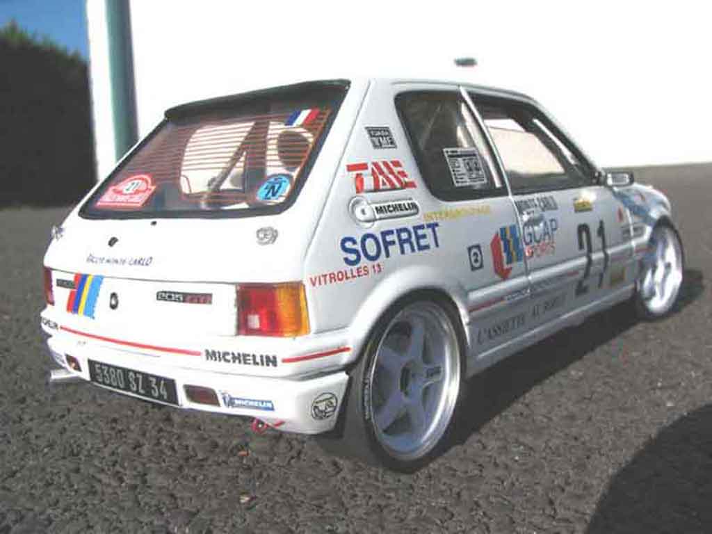 Peugeot 205 Rallye Rally siglee pts 1/18 Solido