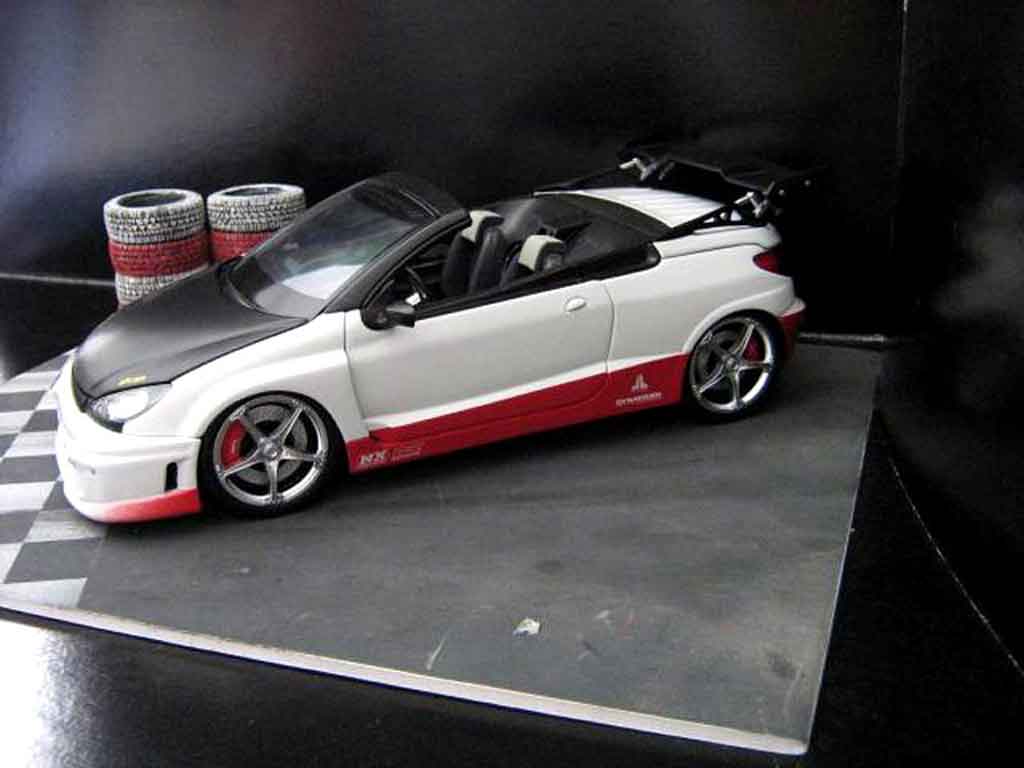 Peugeot 206 CC parotech racing 1/18 Norev