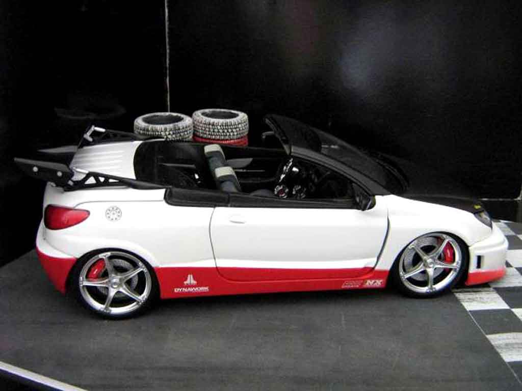 Peugeot 206 CC parotech racing 1/18 Norev