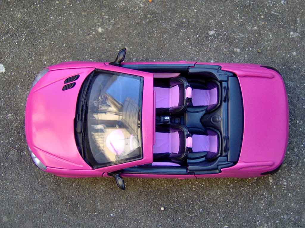 Peugeot 206 CC pink satine jantes bbs 1/18 Gate