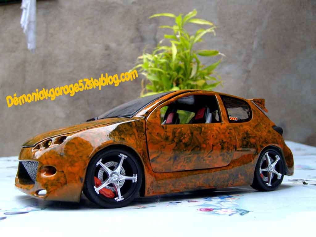 Peugeot 206 WRC 1/18 Norev WRC street racer diecast model cars