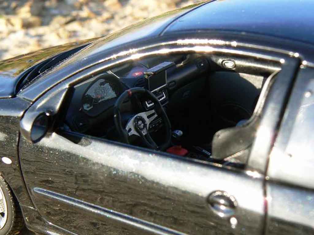 Peugeot 206 RC black preparation esquiss auto tuning 1/18 Norev