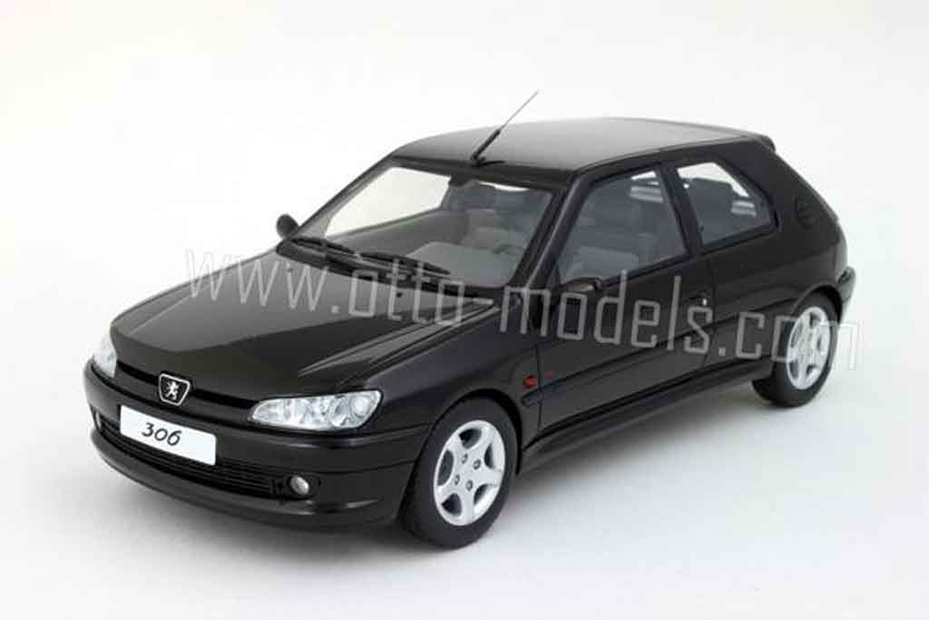 Peugeot 306 S16 1/18 Ottomobile S16 black 1998 diecast model cars