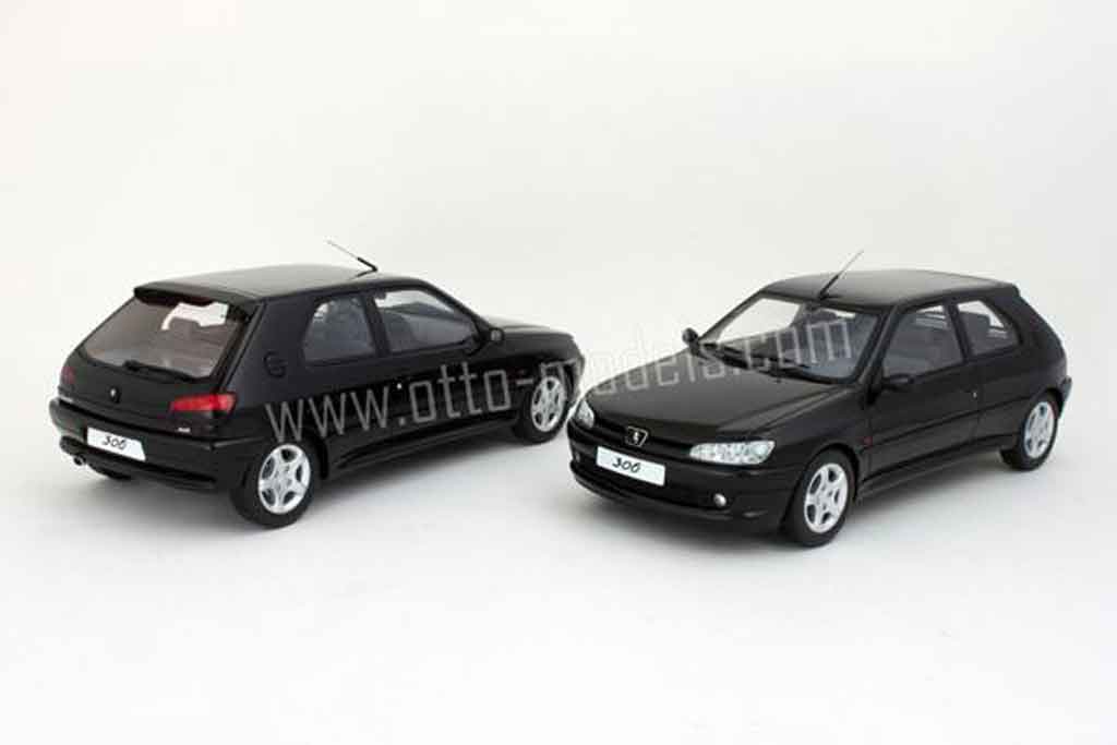 Peugeot 306 S16 black 1998 1/18 Ottomobile