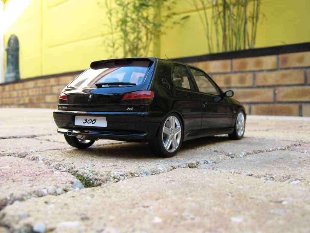Peugeot 306 S16 black jantes 206 rc 1/18 Ottomobile