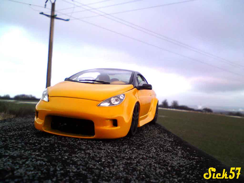 Peugeot 307 CC show car yellow 1/18 Solido