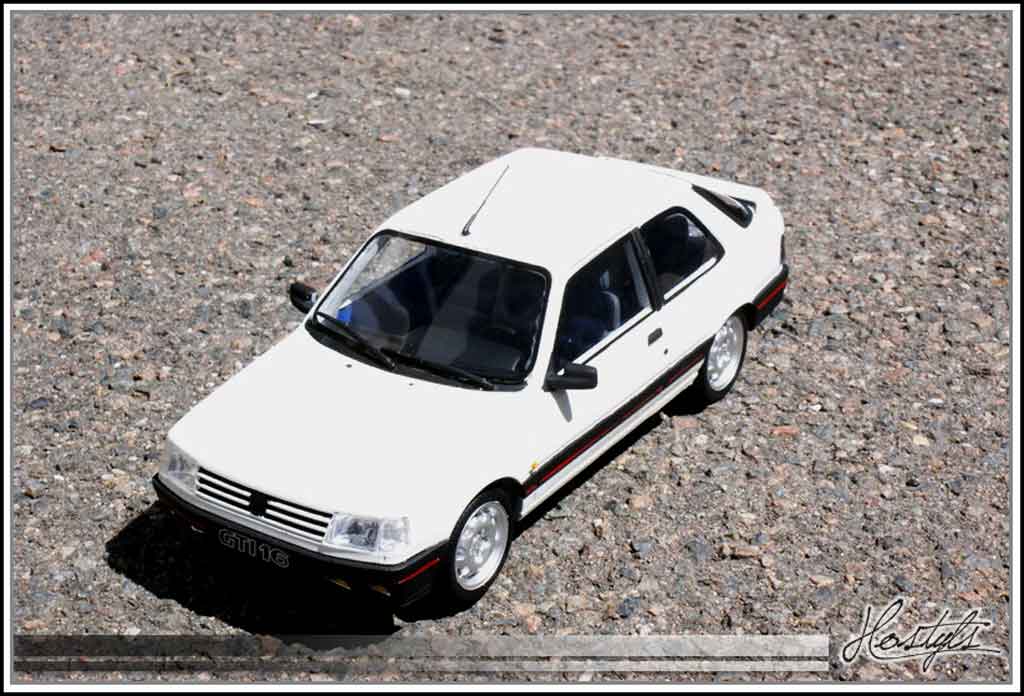 Peugeot 309 GTI 16 1/18 Ottomobile GTI 16 16 soupapes white diecast model cars