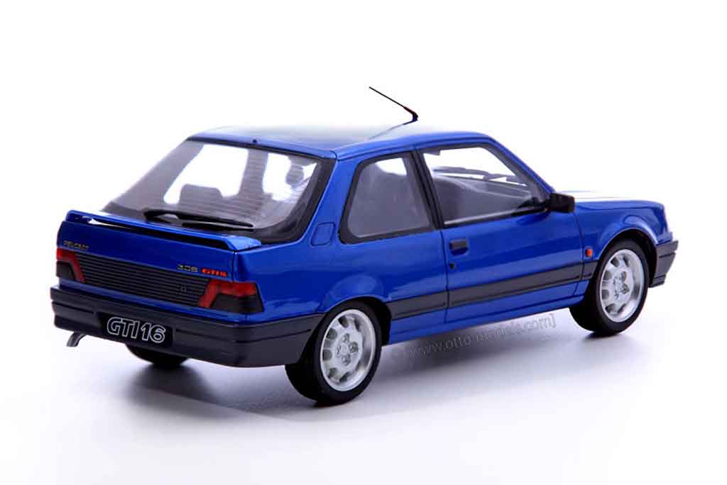 Peugeot 309 GTI 16 16s blue miami prototype 1/18 Ottomobile