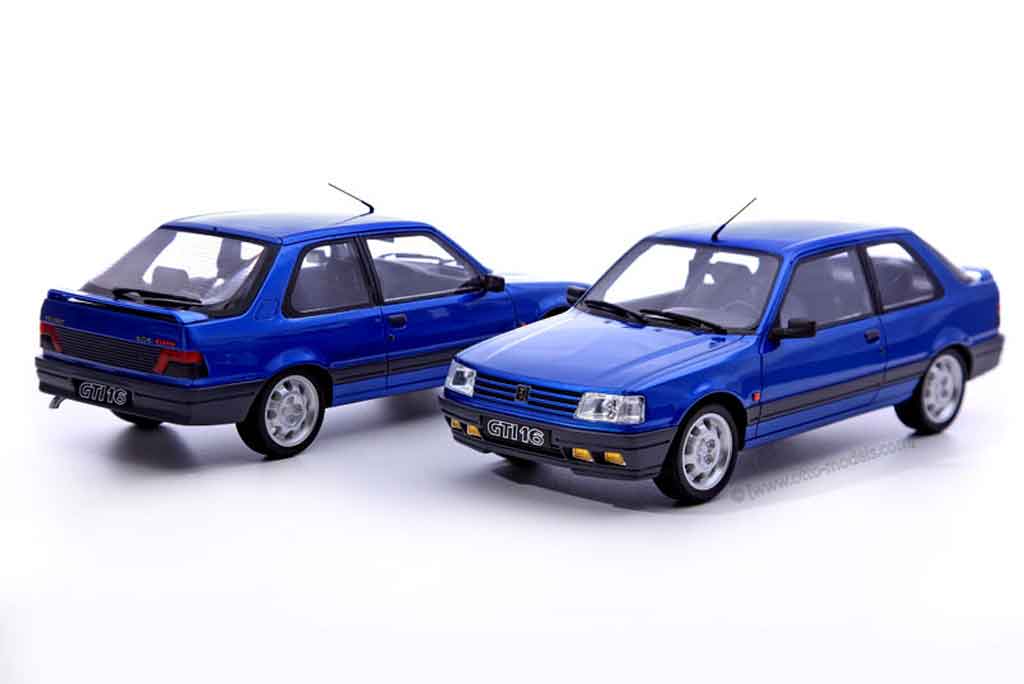 Peugeot 309 GTI 16 16s blue miami prototype 1/18 Ottomobile