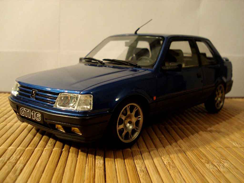 Peugeot 309 GTI 16 1/18 Ottomobile GTI 16 S blue jantes pts diecast model cars