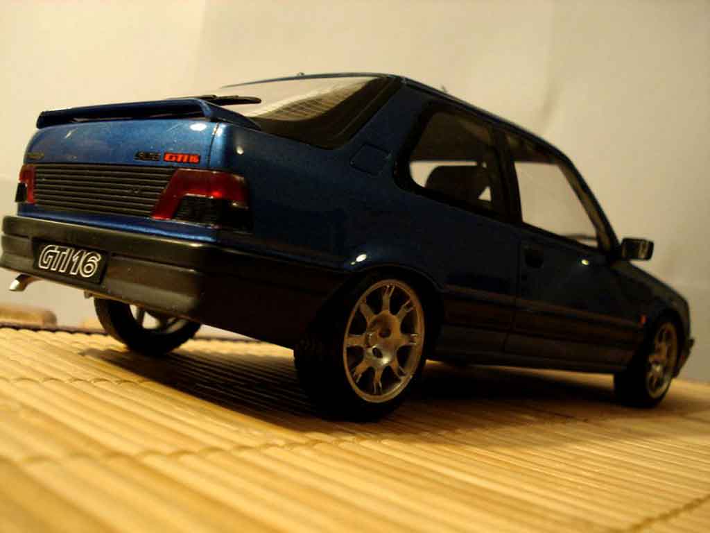 Peugeot 309 GTI 16 S blue jantes pts 1/18 Ottomobile
