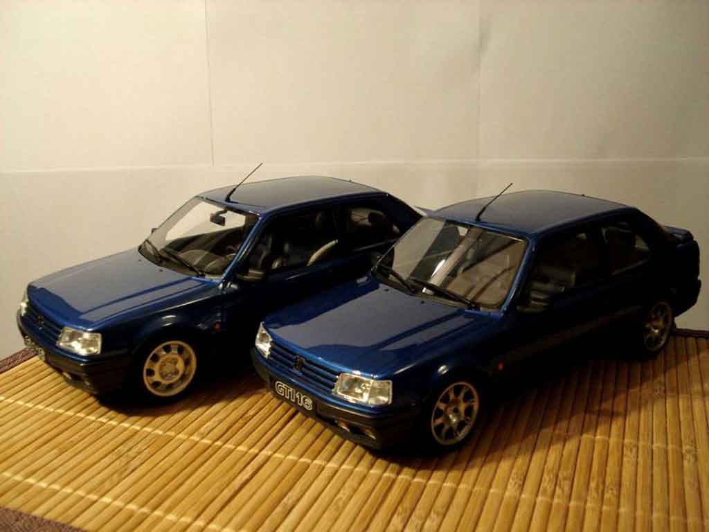 Peugeot 309 GTI 16 S blue jantes pts 1/18 Ottomobile