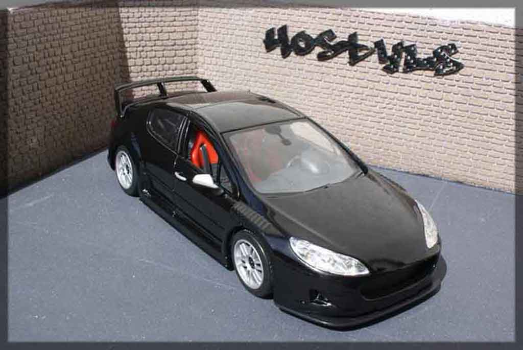 Peugeot 407 Silhouette plain body noir 1/18 Motormax