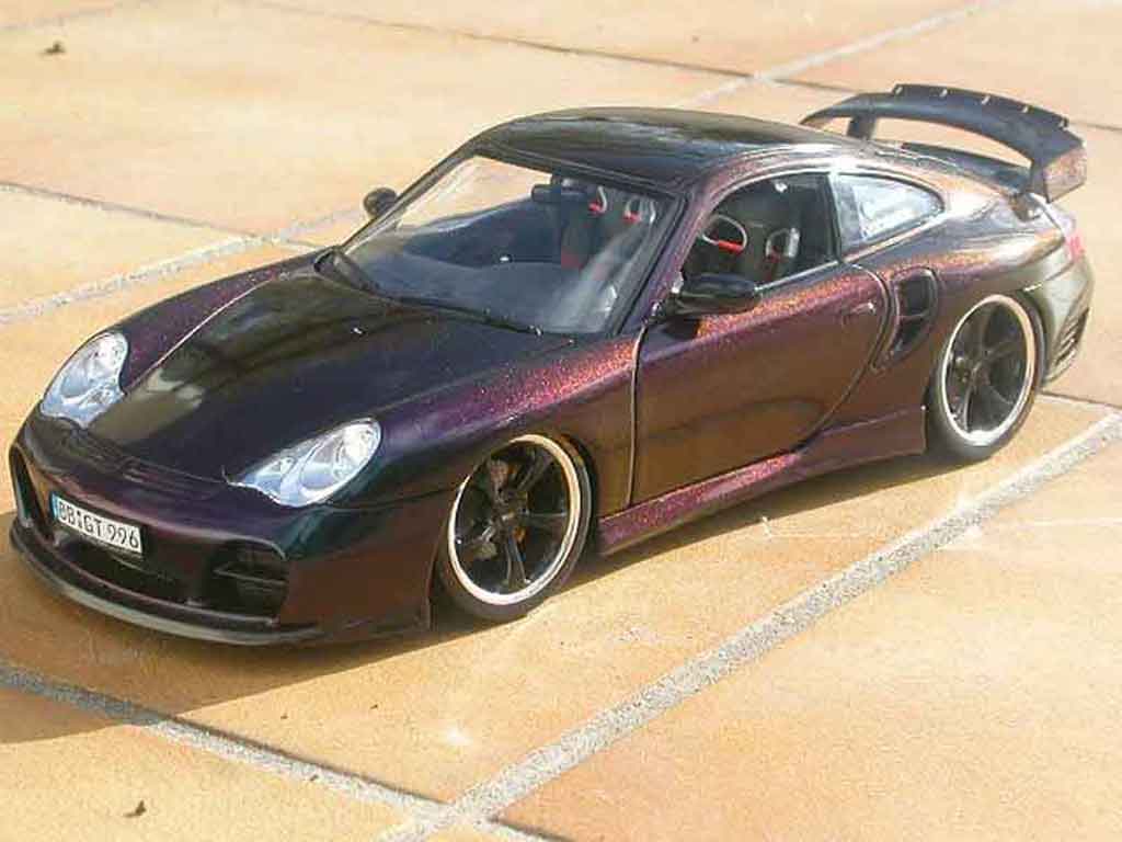 Porsche 996 Turbo 1/18 Hotworks Turbo techart cameleon diecast model cars