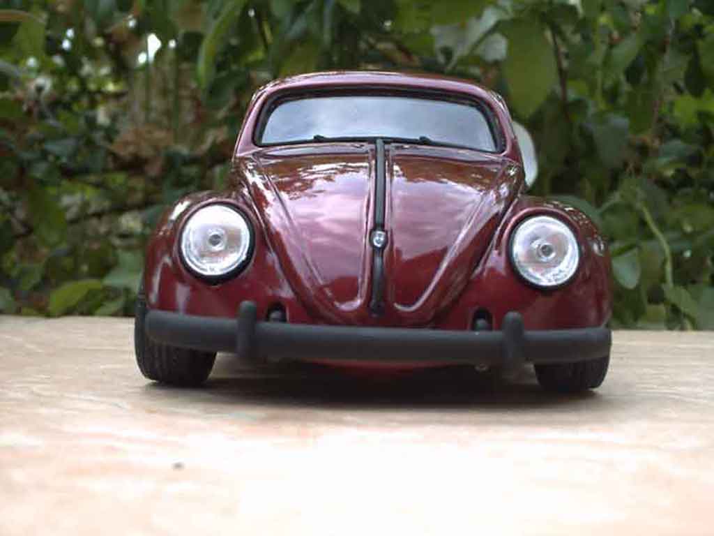 Volkswagen Kafer 1/18 Burago cox jantes fuchs diecast model cars