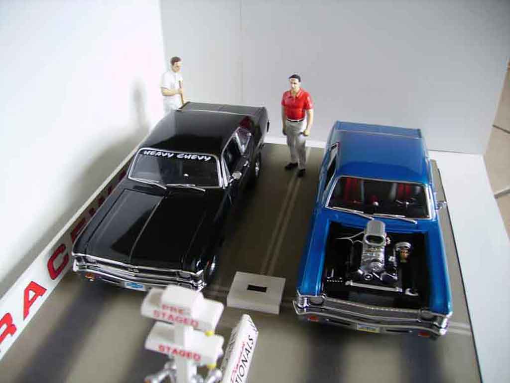 Chevrolet Nova tuning 1972 drag 1/18 GMP