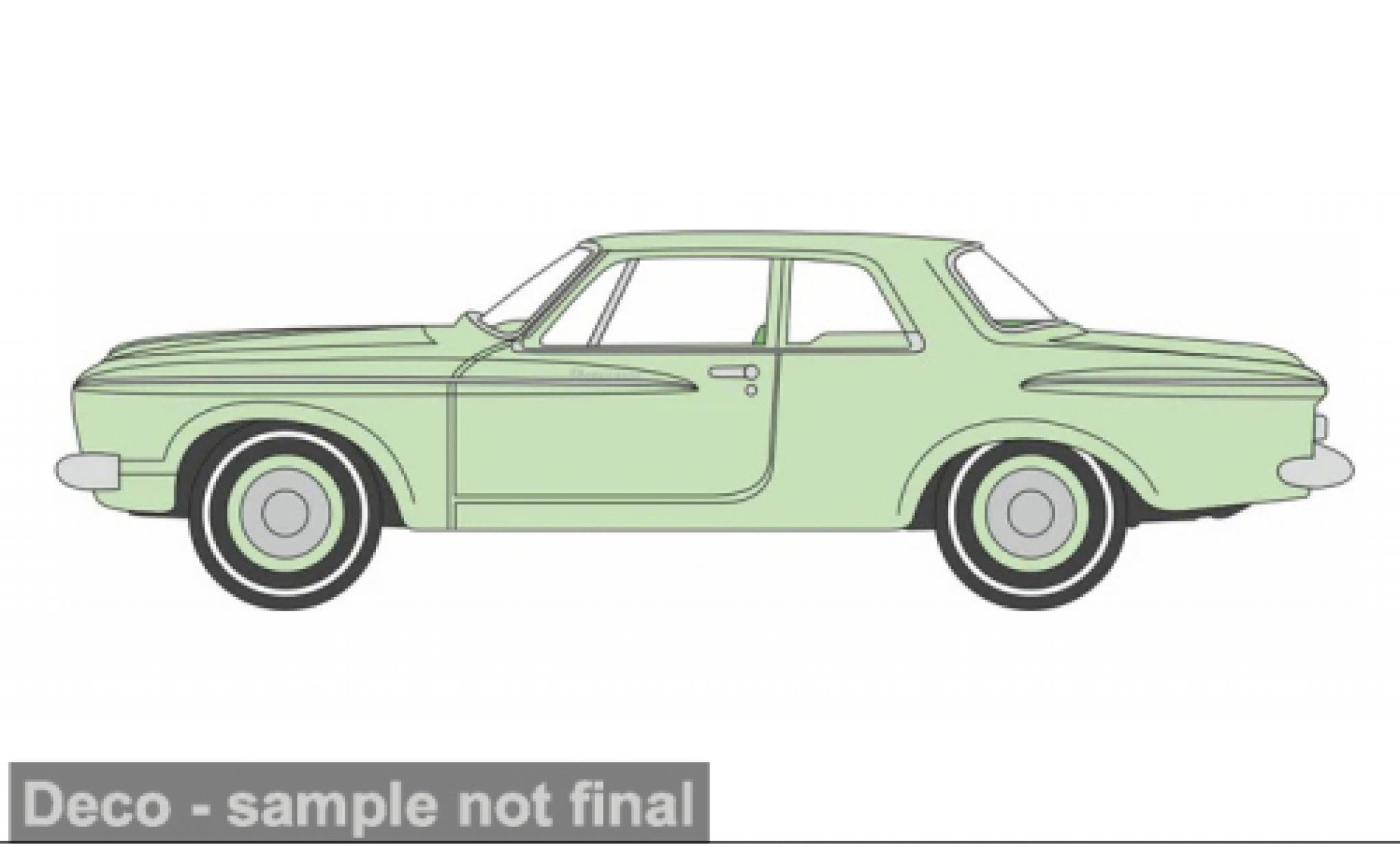 Plymouth Belvedere 1/87 Oxford green 1962 1:87 diecast model cars