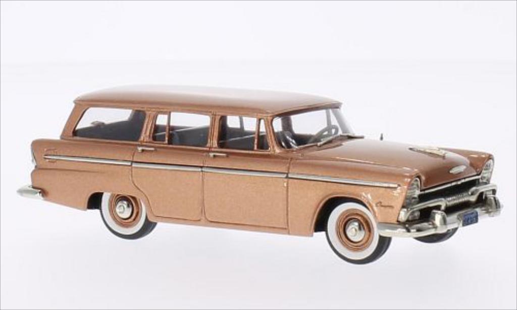 Plymouth Belvedere 1/43 Brooklin Suburban kupfer 1955 diecast model cars
