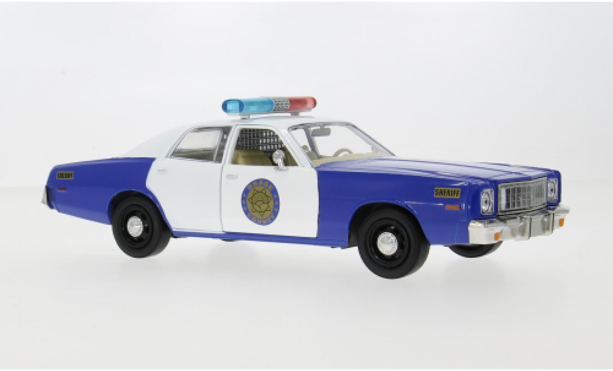 Plymouth Fury 1/24 Greenlight 1975 Osage County Sheriff 1:24 diecast model cars