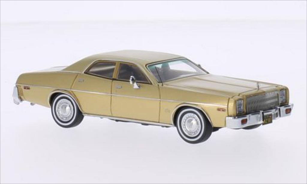 Plymouth Fury 1/43 Neo 4-Door Sedan gold 1977 diecast model cars