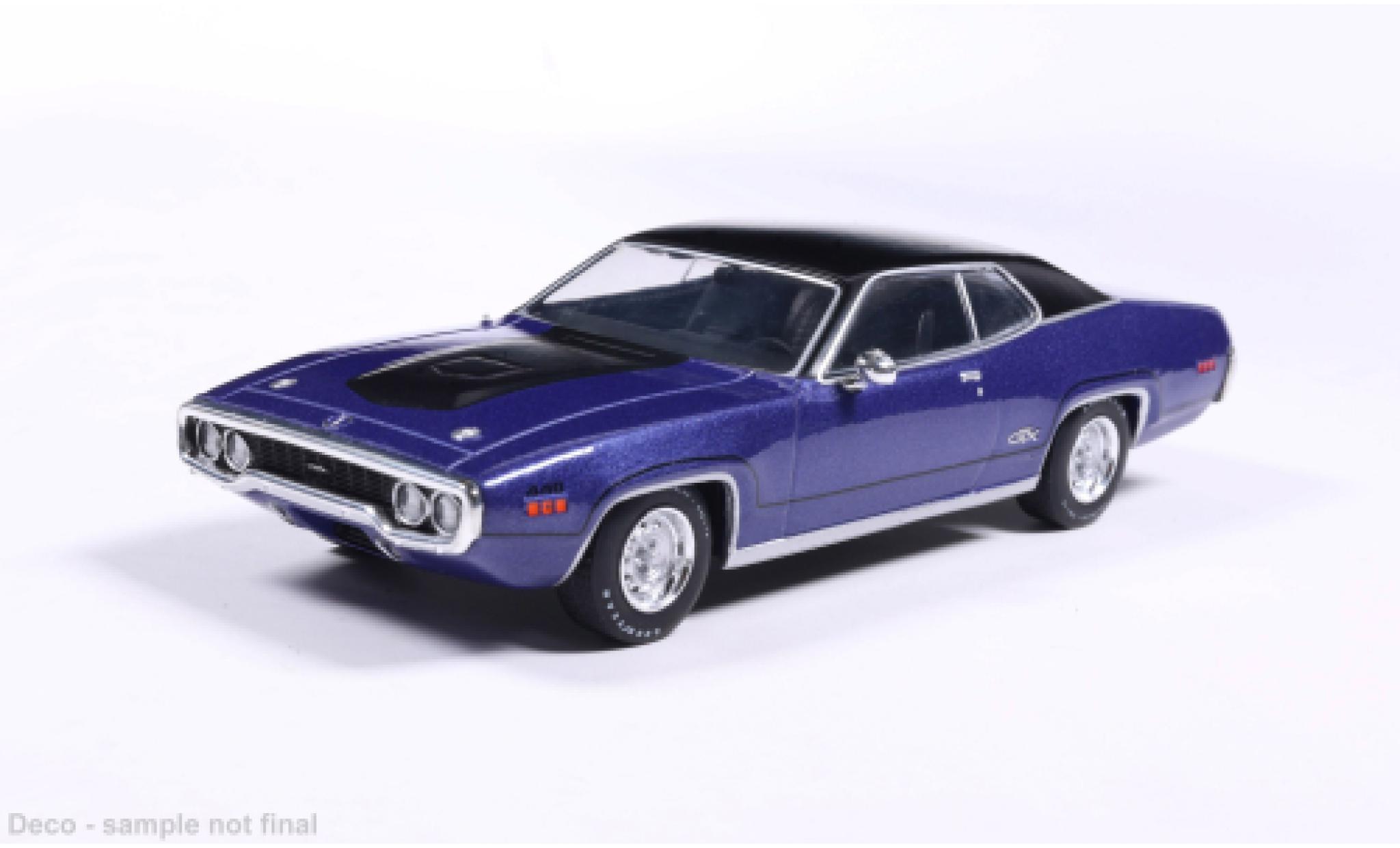 Plymouth GTX 1/43 IXO Runner lila 1971 1:43 diecast model cars
