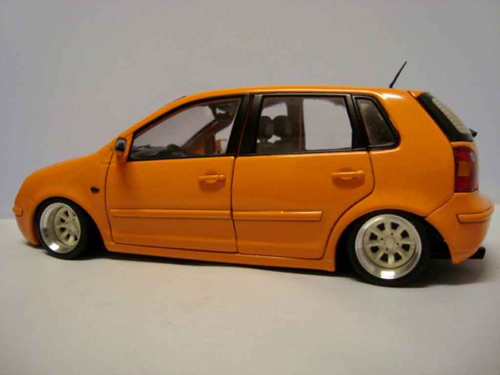 Volkswagen Polo Base 9n orange jantes 13 pouces 1/18 Anson