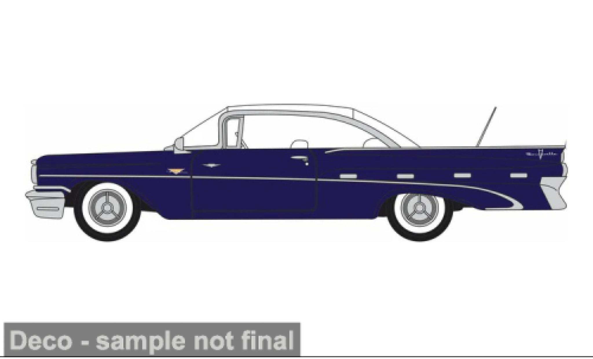 Pontiac Bonneville 1/87 Oxford Coupe blue 1959 1:87 diecast model cars