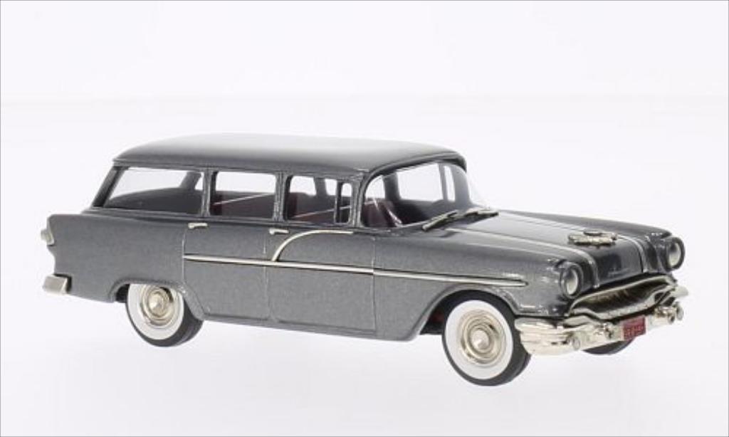 Pontiac Chieftain 1/43 Brooklin 860 Station Wagon metallic grey 1956 diecast model cars