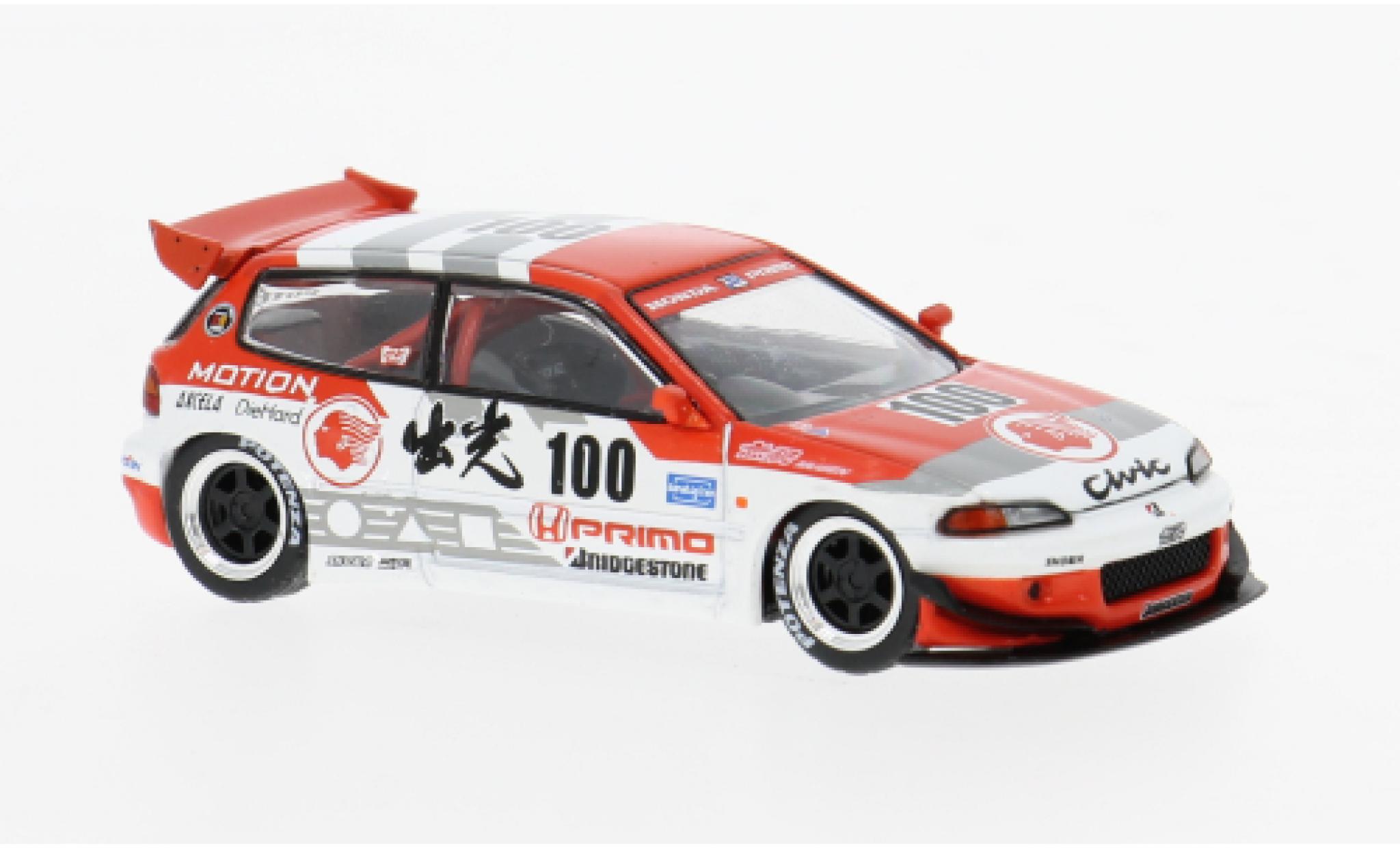 Honda Civic 1/64 Pop Race EG6 v1.5 #100 1:64 diecast model cars