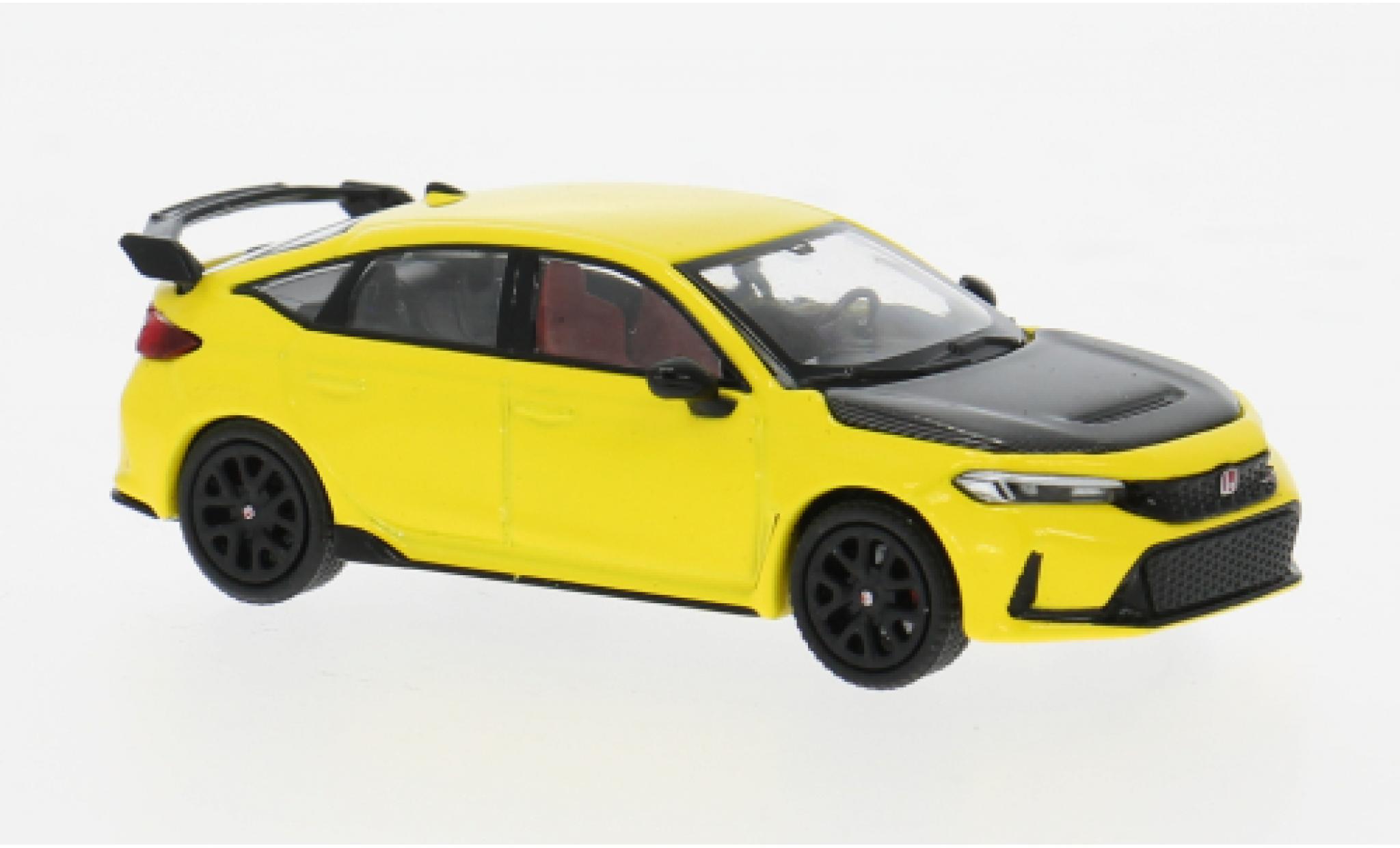 Honda Civic 1/64 Pop Race Type R FL5 yellow 1:64 diecast model cars