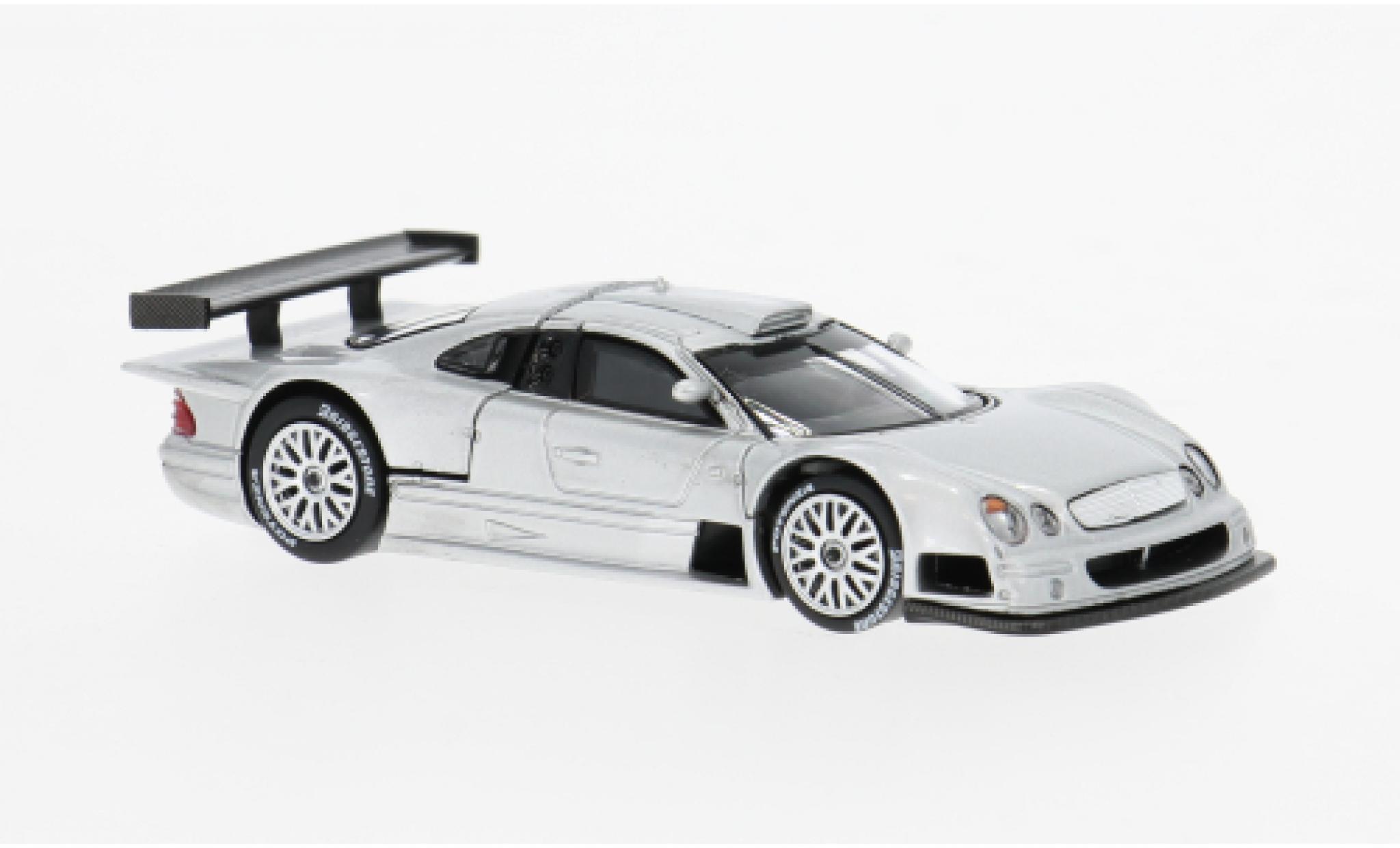 Mercedes CLK 1/64 Pop Race GTR silver 1:64 diecast model cars