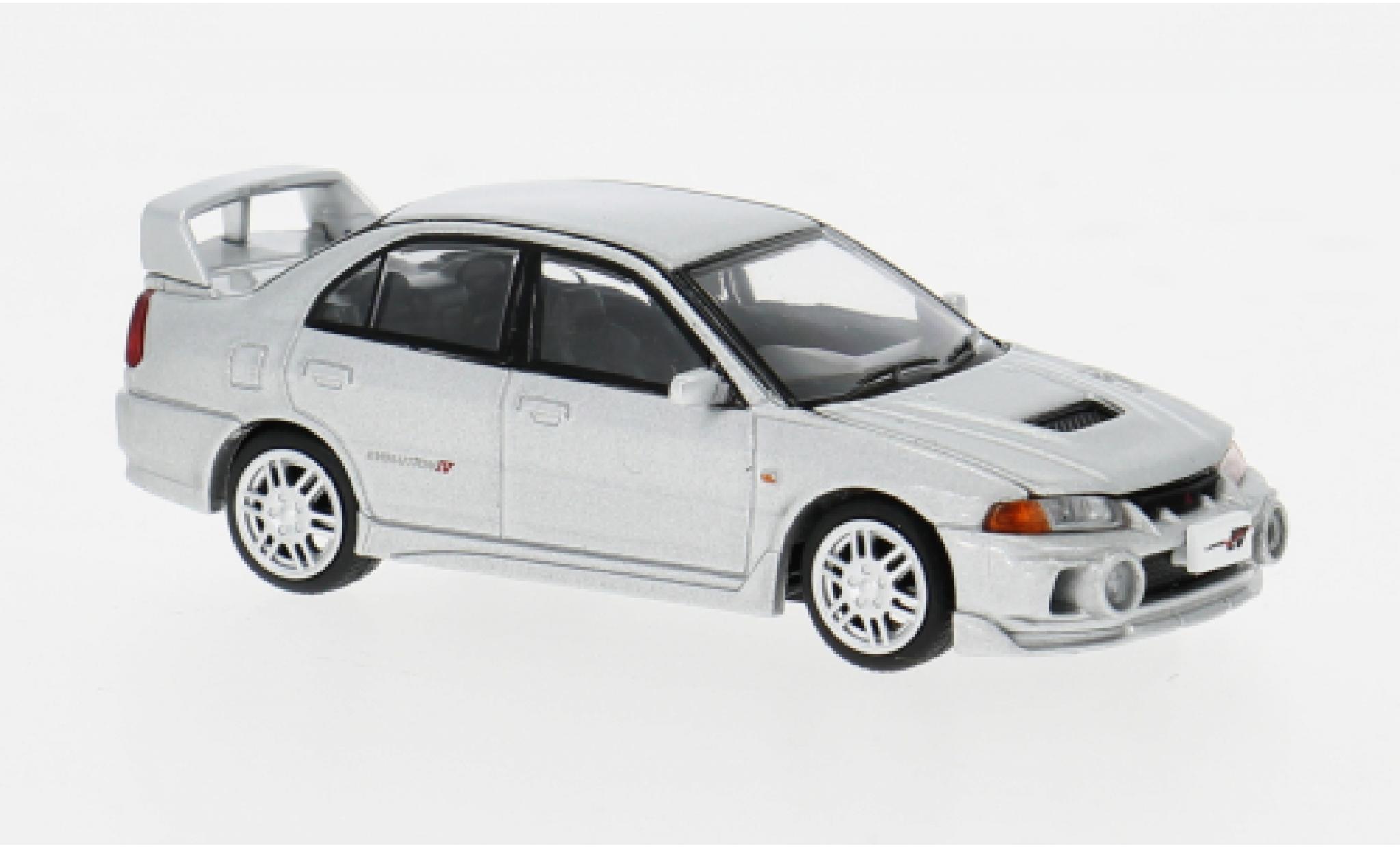 Mitsubishi Lancer 1/64 Pop Race RS Evolution IV silver 1:64 diecast model cars