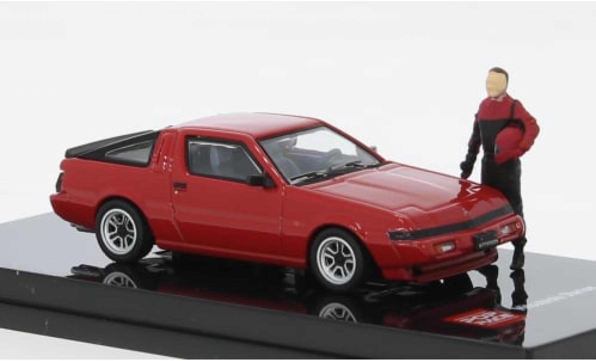 Mitsubishi Starion 1/64 Pop Race red 1:64 diecast model cars
