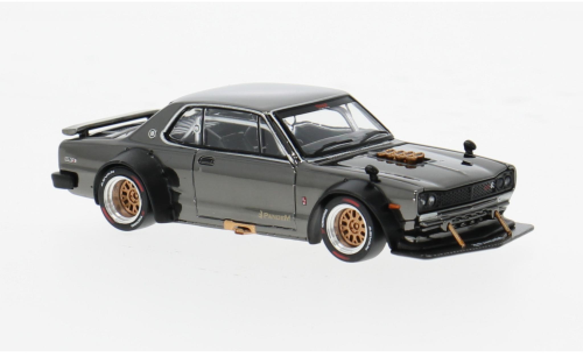 Nissan Skyline 1/64 Pop Race GT-R V8 Drift chrom 1:64 diecast model cars