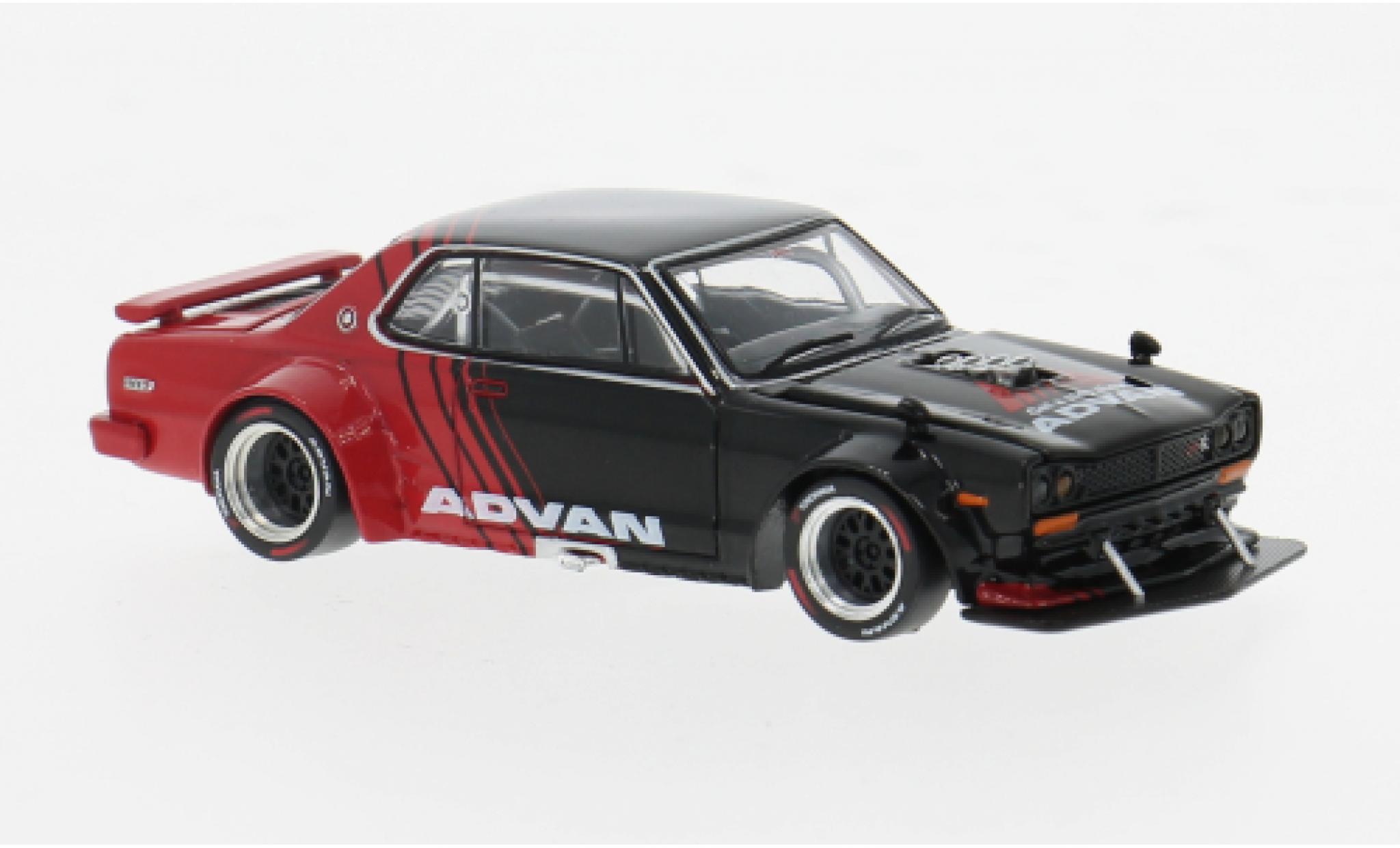 Nissan Skyline 1/64 Pop Race GT-R V8 Drift (Hakosuka) Advan Livery 1:64 diecast model cars