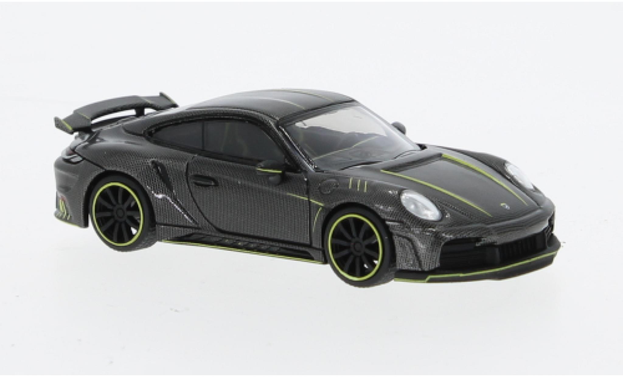 Porsche 992 1/64 Pop Race 911  Stinger GTR carbon diecast model cars