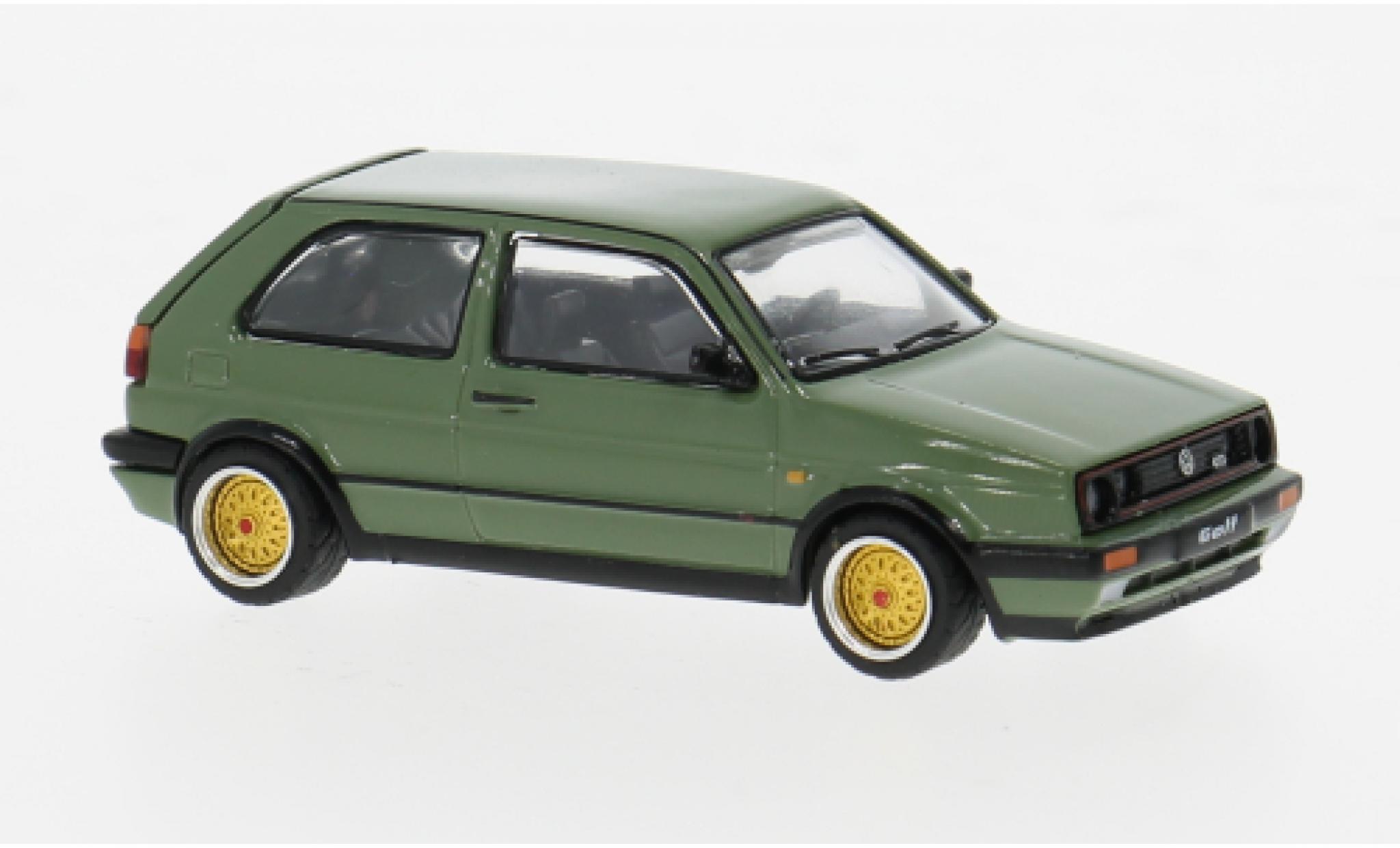 Volkswagen Golf 1/64 Pop Race MkII GTi 16V green 1991 1:64 diecast model cars