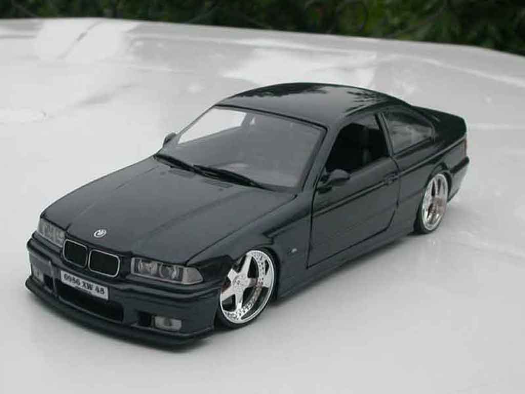 Bmw M3 E36 1/18 Ut Models E36 coupe black jantes andrew racing diecast model cars