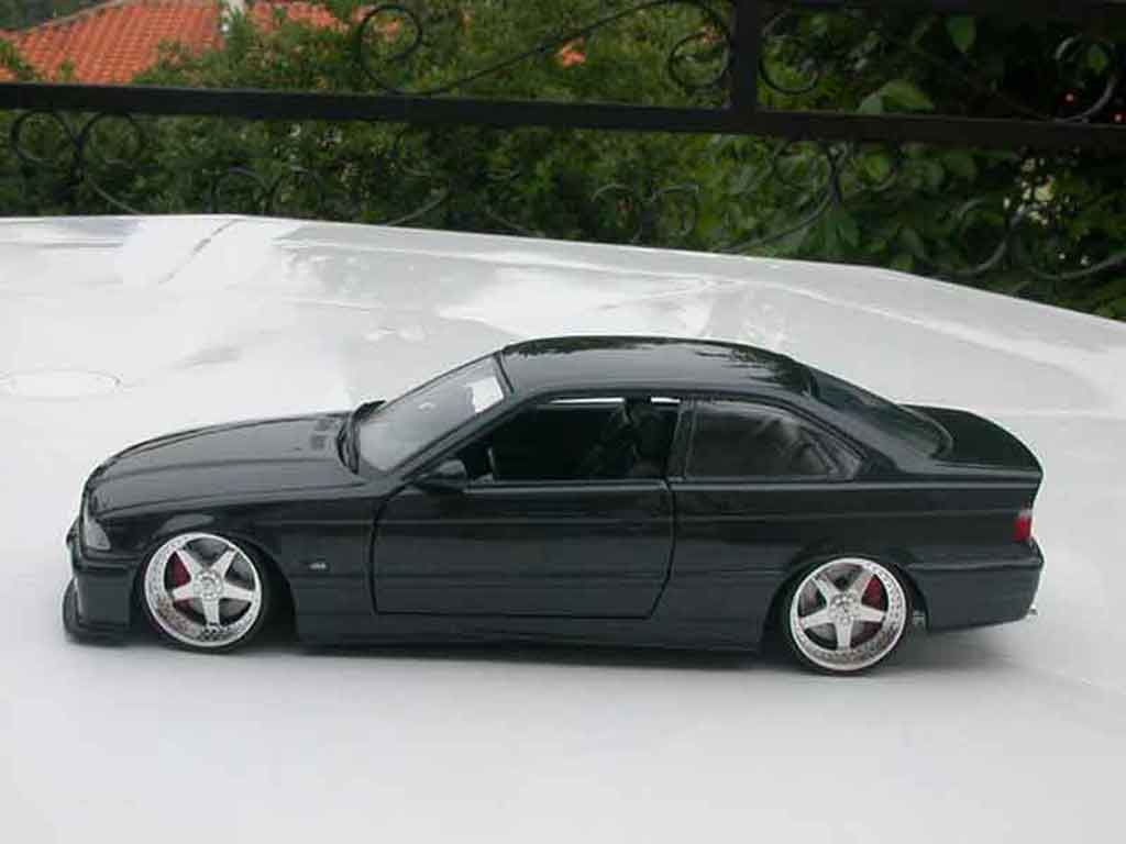 Bmw M3 Coupe E36 black jantes andrew racing 1/18 Ut Models