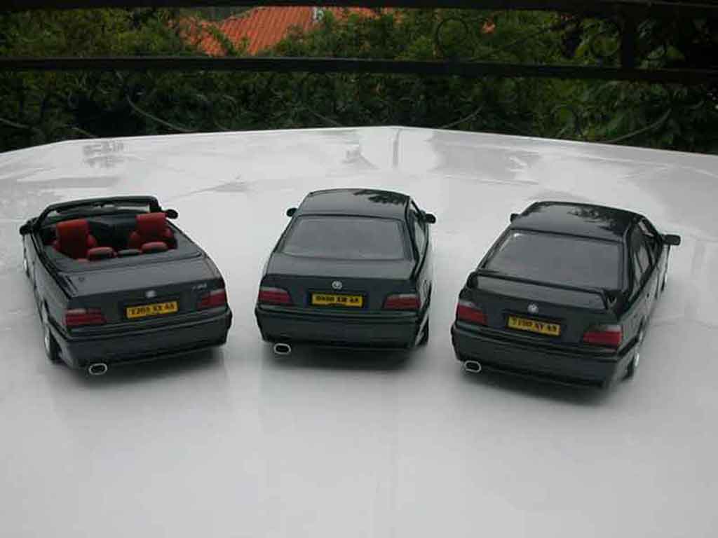 Bmw M3 Coupe E36 black jantes andrew racing 1/18 Ut Models