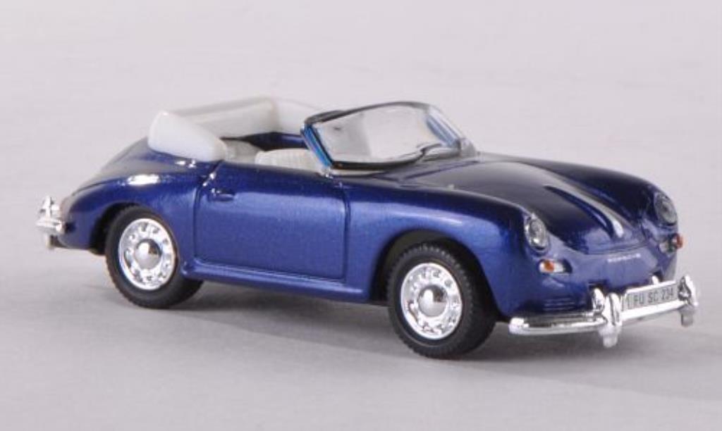 Porsche 356 A 1/87 Schuco A Convertible blue diecast model cars