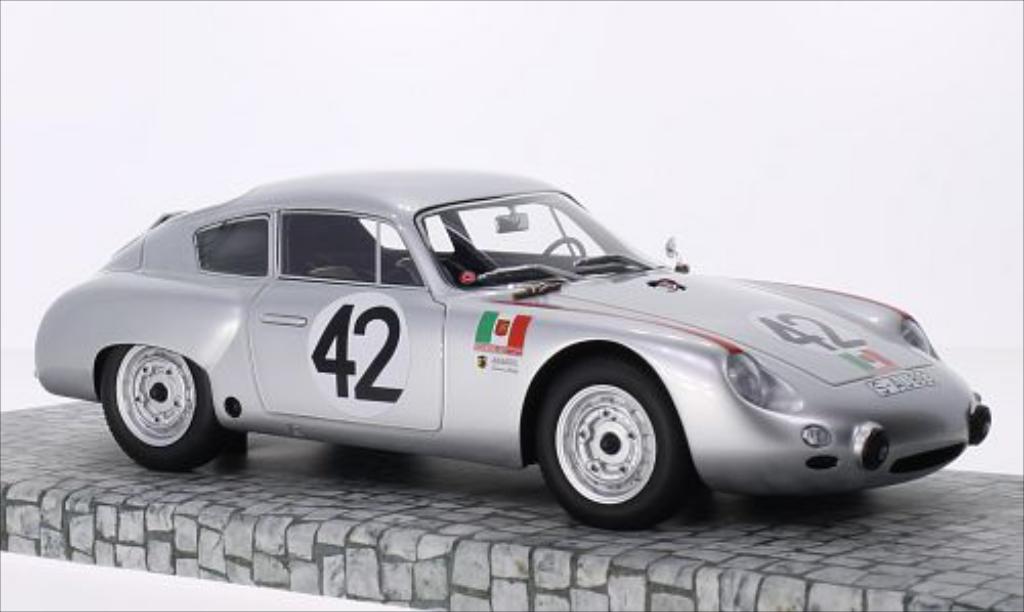 Porsche 356 B 1/18 Minichamps B 1600 GS Carrera GTL Abarth No.42 Scuderia SSS Targa Florio 1962 /H.Linge diecast model cars