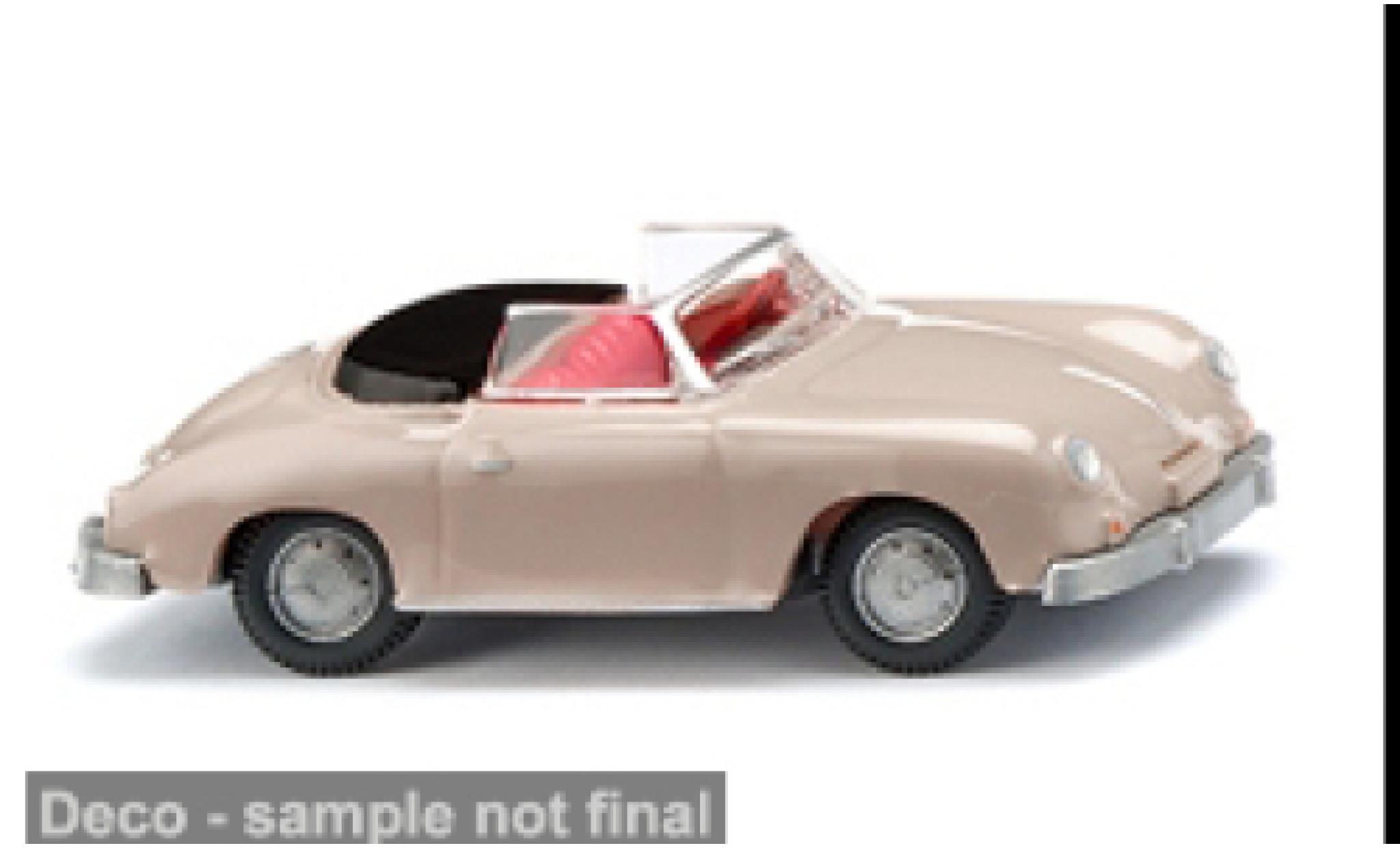Porsche 356 1/87 Wiking beige 1955 1:87 diecast model cars