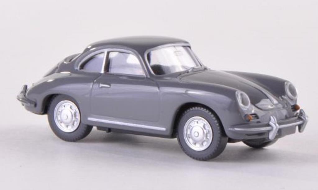 Porsche 356 1/87 Wiking SC Coupe grey diecast model cars