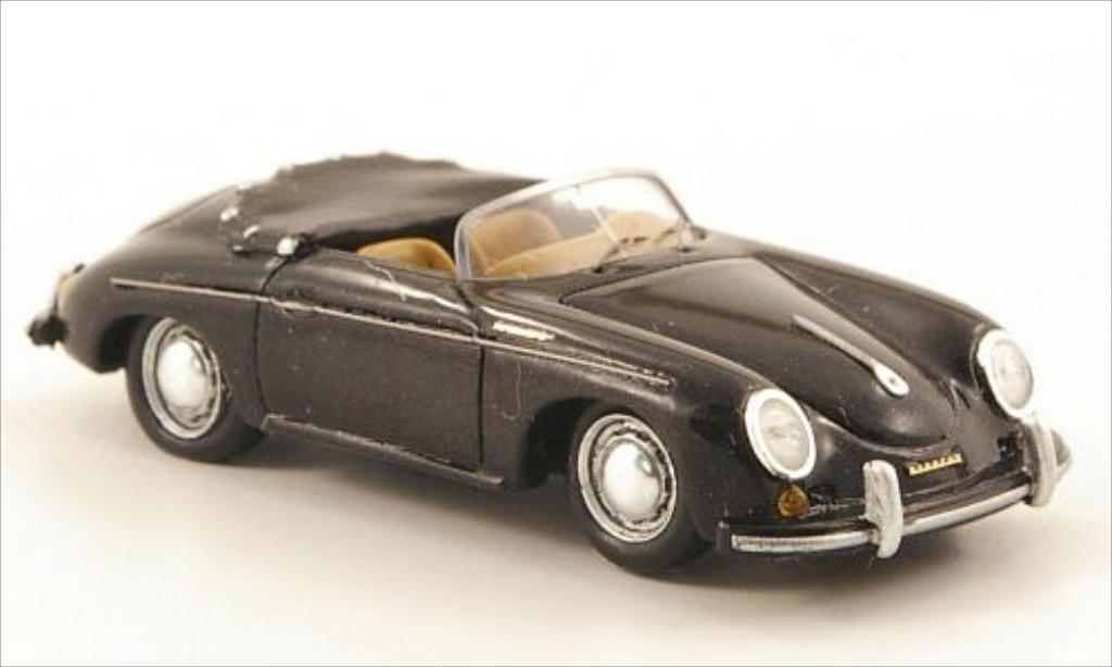 Porsche 356 1/87 Spark Speedster black 1958 diecast model cars