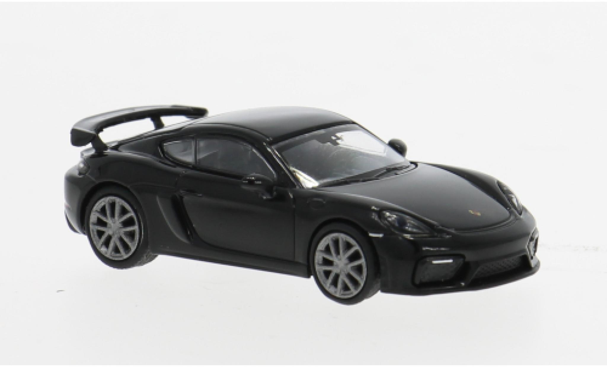 Porsche Cayman GT4 1/87 Minichamps 718 black 1:87 diecast model cars