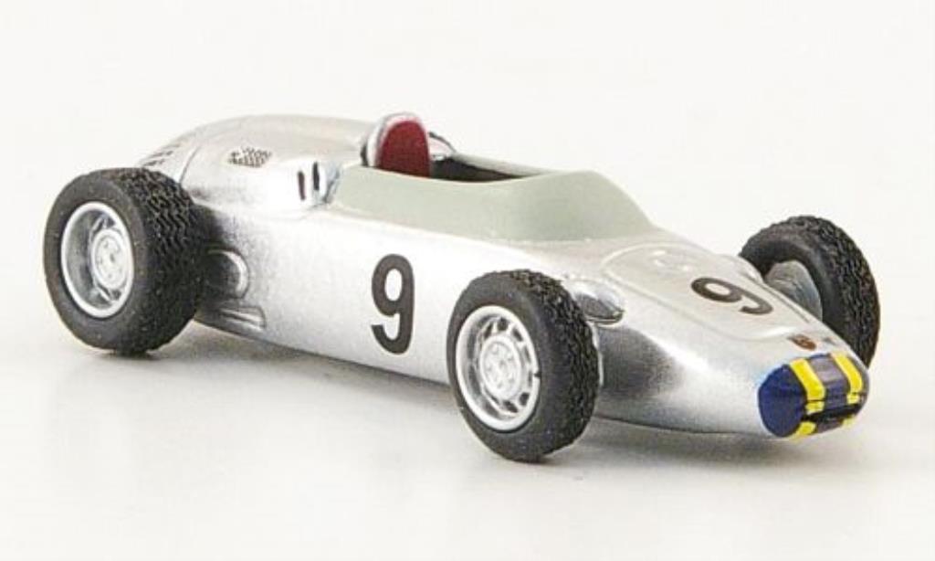 Porsche 718 1/87 Bub Formel 2 No.9 J.Bonnier grey diecast model cars