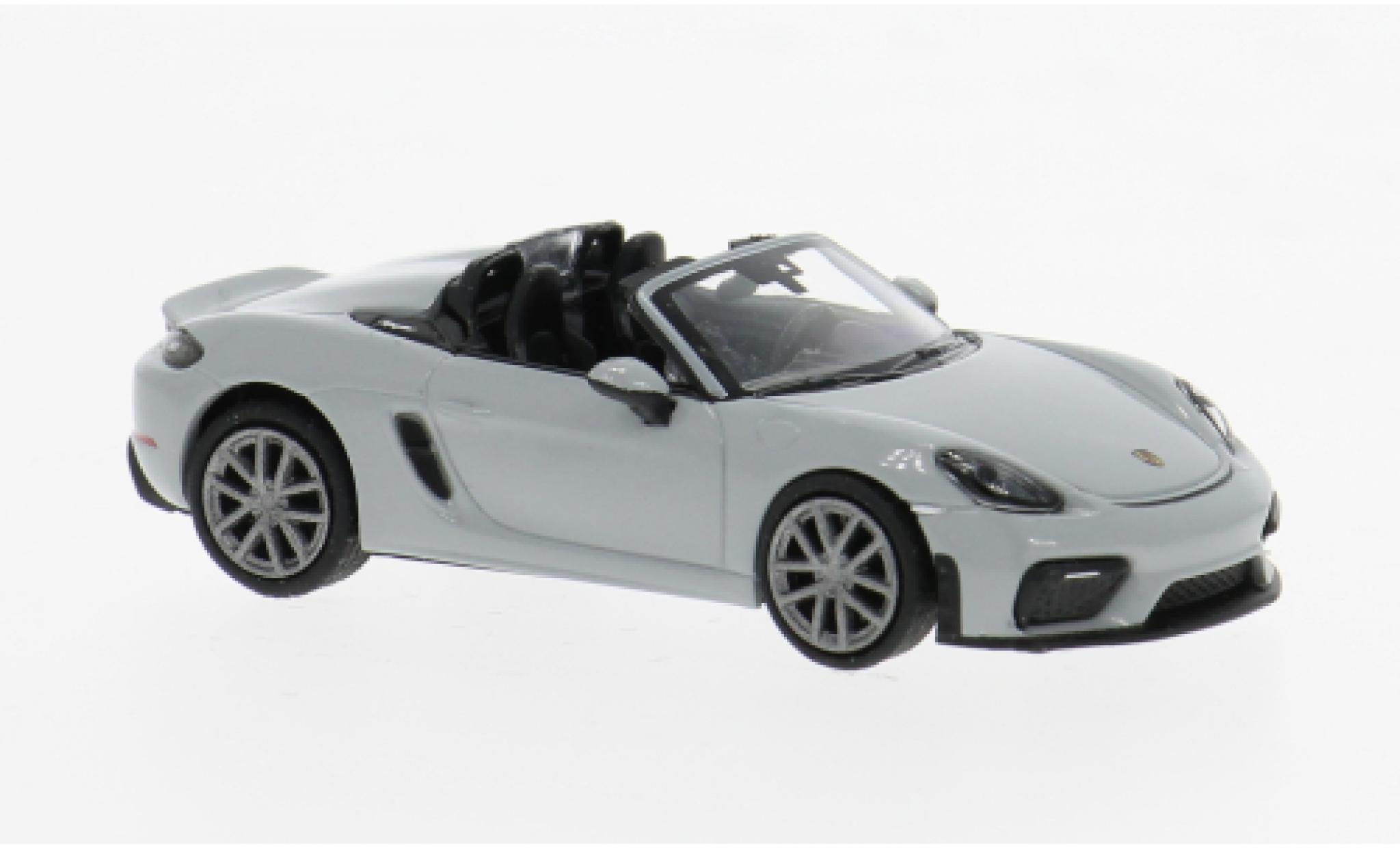 Porsche 718 1/87 Minichamps Spyder (981) grey 2019 1:87 diecast model cars