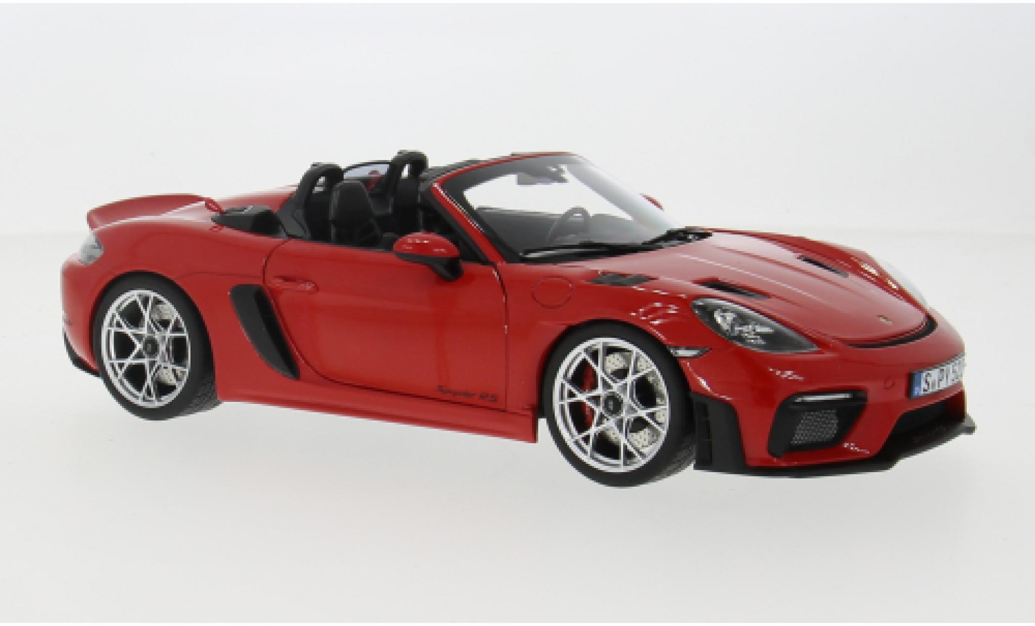 Porsche 718 1/18 Norev Spyder RS red 1:18 diecast model cars